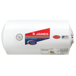 TERMOTANQUE JAMES 80 LTRS ACERO HORIZONTAL