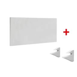 BRASFORMA KIT ESTANTE BLANCO 90x30 15MM