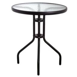 MESA REDONDA CON VIDRIO 60 CM 1553240