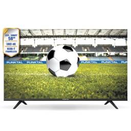 TV LED PUNKTAL 58 UHD 4K FRAME LESS PK 58 SFL