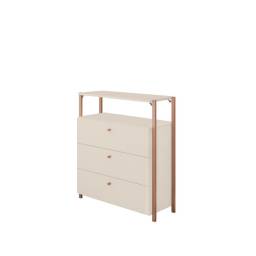 COMODA METALIC 9812 CHAMPAGNE/OFF WHITE