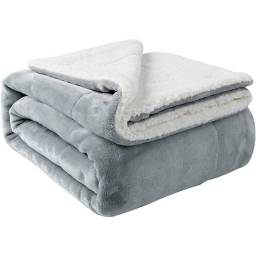 MANTA REVERSIBLE FLANNEL SHERPA 127X152