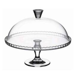 PLATO TORTA CCUPULA Y PIE 32.2CM MACARON