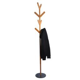 PERCHERO MADERA BAMBOO BASE GRANITO