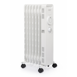 RADIADOR DE ACEITE JAMES RE 1500 W-RA 1500W G2 NEGRO/BLANCO