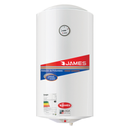 TERMOTANQUE ACERO 60 LTS. CILINDRICO JAMES