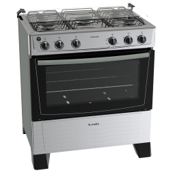 COCINA GAS JAMES C150 B INOX 5 HORNALLAS SUPERGAS