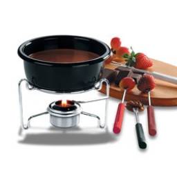 JUEGO FONDUE CHOCOLATE 7PCS