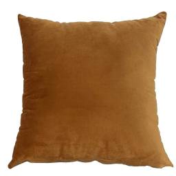 ALMOHADON VELVET 40X40CM CAMEL