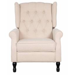 SILLON RECLINABLE 1 CUERPO CONFY BEIGE ARD-1051 TX-220