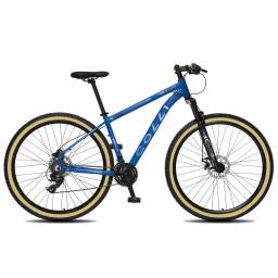 BICICLETA COLLI ALLURE R. 29 TM- AZUL METALICO C/ BEGE