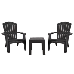 SET TERRAZA CASSIS 1+2 NEGRO 248526