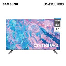 LED SMART TV SAMSUNG 43" 4K UHD - SAUN43CU7000