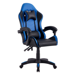 SILLA DE ESCRITORIO GAMER MAX  AZUL/NEGRO 259841001