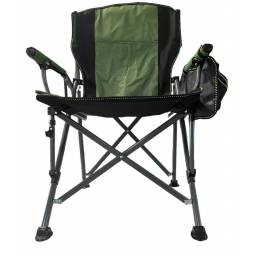 SILLA CAPITAN JONY EN TELA Y METAL VERDE DB-174-2