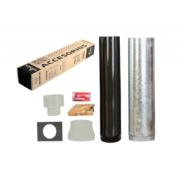 KIT DE INSTALACION PARA PARED VIENTO SUR  ACERO INOX 6"