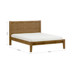 CAMA CASAL PRATA  1.60  FREIJO 2809F