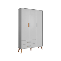 ROPERO ZOE 3 PUERTAS - 23A OFF WHITE ACETINADO 333898728