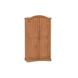 ROPERO 2 PUERTAS CURVO LINEA MEXICANA NOGAL MEX 1552