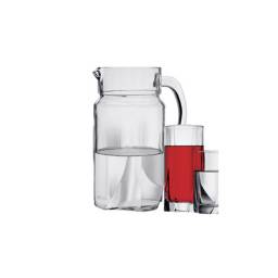 SET DE 6 VASOS + JARRA LUNA PASABAHCE  P97440/1SET