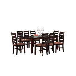JUEGO DE COMEDOR DE MADERA 8 SILLAS HV 3134