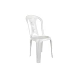 SILLA PVC BLANCA S/POZA BRAZOS ENVAPAR SQ01