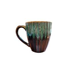 TAZA CERAMICA TORNASOLADA