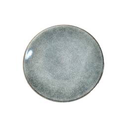 PLATO DE CERAMICA LLANO CHICO JASPEADO
