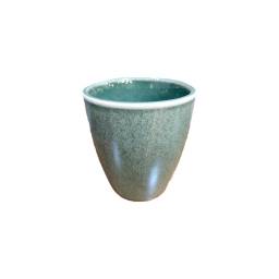 TAZA DE CERAMICA VERDE
