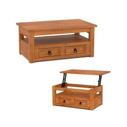 MESA DE LIVING ARTICULADA NATURAL MEX 040NAT