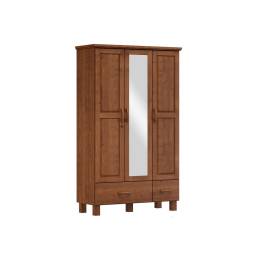 ROPERO BRONZE 3 PUERTAS 2 CAJONES IMBUIA 1141 TN (NUEVO)