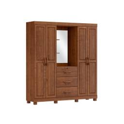 ROPERO BRONZE  4 PUERTAS 3 CAJONES CESPEJO IMBUIA 1143 TN