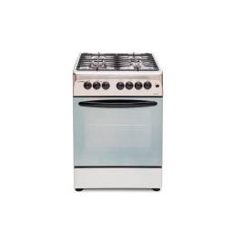 COCINA JAMES C 225 G2 60X60 FRENTE INOX LATERAL NEGRO