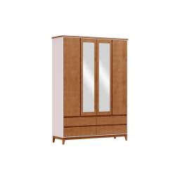 ROPERO PRATA 4 PUERTAS 4 CAJONES  2813 BFN OFF WHITEFREIJO