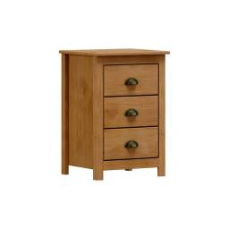 MESA DE LUZ TOPAZIO 3 CAJONES FREIJO  9130 FN (NUEVA)
