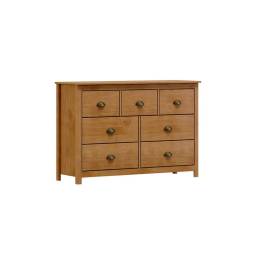COMODA TOPAZIO 7 CAJONES FREIJO  9174 FN