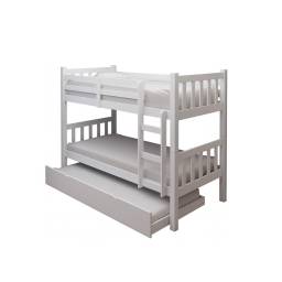 TRICAMA MADERA TOTA B 102-01 - CUCHETA C/AUXILIAR - BLANCO