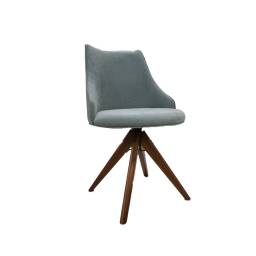 SILLA LUCI GIRATORIA CON PATAS DE MADERA / COLOR VERDE 2127