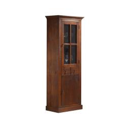 CRISTALERO CANELA 2 PUERTAS 2 CAJON MADERA MACIZA