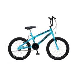 BICICLETA COLLI MAX BOY CROSS R 20 AZUL  CHAMPANHE D
