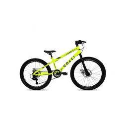 BICICLETA COLLI AIRON R 24 AMARILLO NEON