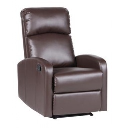 SILLON RECLINER 1 CUERPO SELVA SX-8199 - MARRON