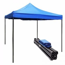 GAZEBO PATAGONIA AUTOARMABLE IMPERMEABLE 3X3 AZUL  UL 1021