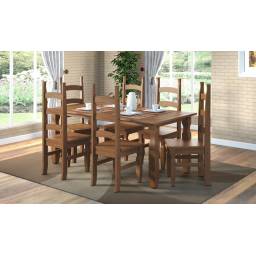 JUEGO COMEDOR 6 SILLAS ITALIA - MESA CHICA 1.52 M