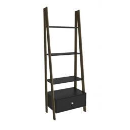 ESTANTERIA ESCALERA 1 CAJ. NEGRO NATURE RT 3091.NG