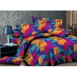 JUEGO DE SABANAS 2 PLAZAS SOMMIER COTTON FLOR 1.85 x 2.06 x 