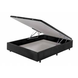 BASE DE SOMMIER BAUL 2 Plazas MANNES COLOR NEGRO