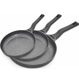 SARTEN FUNDICION DOBLE CUORI 26 CMS MOD. NERO