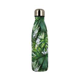 BOTELLA AC. INOX 500 ML C/ANILLO SILICONA PALM