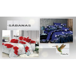 JUEGO DE SABANAS ZYPORAH 2 PL SOMMIER 1.55 x 1.90 x0.30
